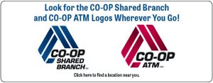 CO-OP Shared Branch and ATM Network logos